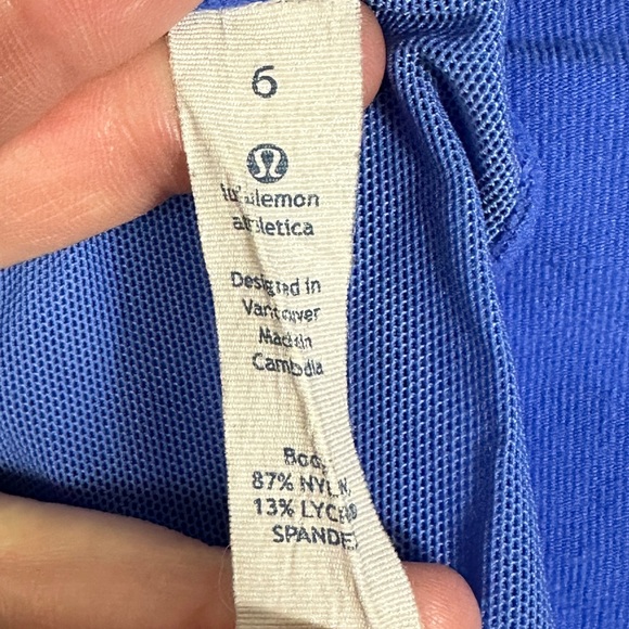 Lululemon Define Jacket Blue Size Running Full Zipper Thumbholes Pockets Yoga - Picture 9 of 13